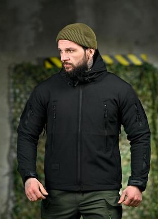 Демісезонна тактична куртка soft shell silver knight windstoper black ор1232 5