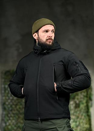Демісезонна тактична куртка soft shell silver knight windstoper black ор1232 6