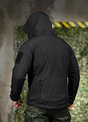 Демісезонна тактична куртка soft shell silver knight windstoper black ор1232 7