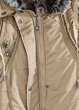 Женская теплая куртка с мехом 5