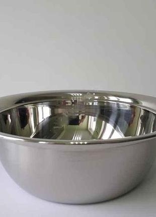 Миска нержавіюча сталь глибока 32см 4,7л в/с глянцева vt6-18956 тм vitol