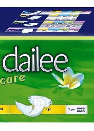 Подгузники для взрослых super 30шт дышащие small тм daily care