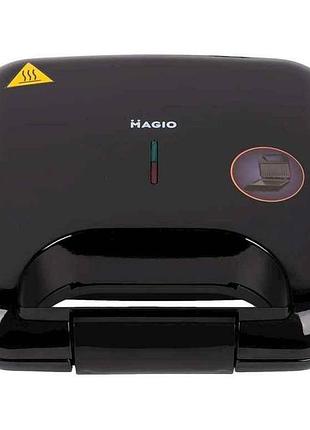 Сэндвичница 680вт мg-369 гриль антипригарное покрытие тм magio
