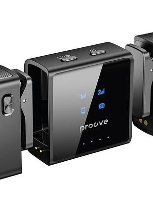 Беспроводной петличный микрофон proove toneline black