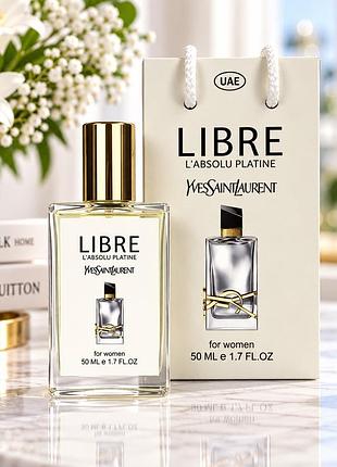 Yves saint laurent libre labsolu platine жіночі парфуми в подарунковій сумочці 50 мл