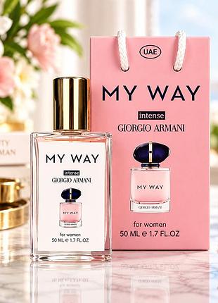 My way intense giorgio armani парфюм женский 50 мл в подарочном упаковке