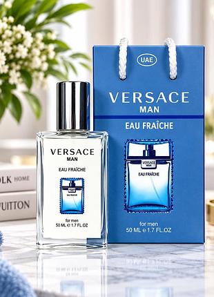 Versace eau fraiche парфюм мужской 50 мл в подарочной сумочке