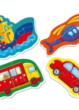 Беби пазлы транспорт vt1106-96 тм vladi toys