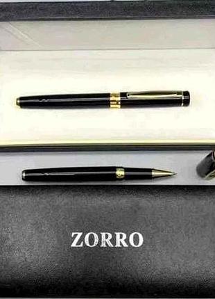 Ручка подарочная 249 zorro черная тм sunopt