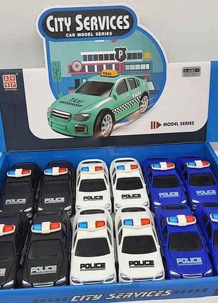 Машина 10*5*6см мікс city police car пластик sd36094 тм китай
