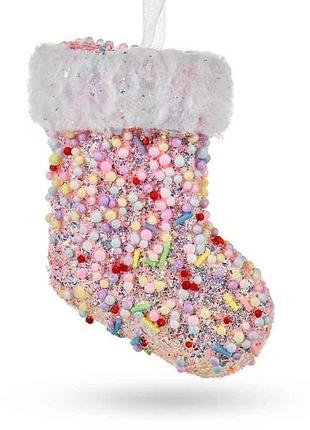 Декор-подвеска новогодняя 12см sock 12см r96170 тм stenson