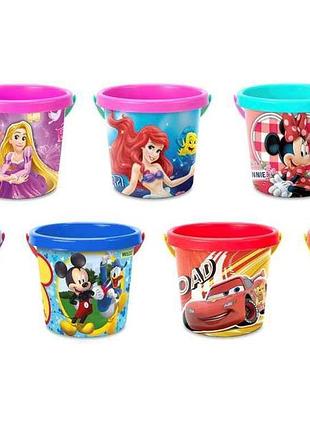 Відро disney 14*14*12см мікс для піску арт.77817 тм wader