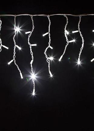 Вулична гірлянда бахрома xmas w-1 led 120 3.3 line short curtain біла