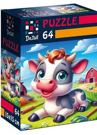 Пазлы веселая коровка dt1234-19 тм vladi toys