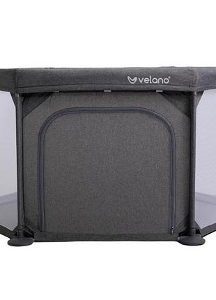 Манеж детский шестиугольный velano star, grey