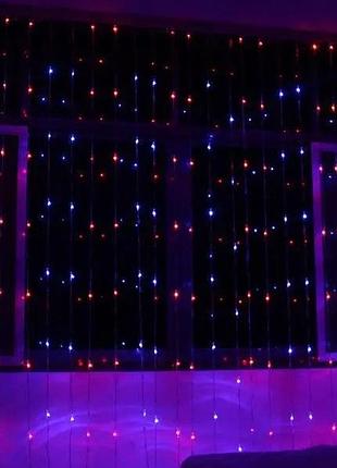 Гирлянда водопад xmas 480 led 480-m 3x3 м мультицветная