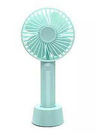 Портативный вентилятор aero fan мятный