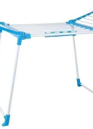 Сушилка для белья clothes dryer 166x62x97см синяя