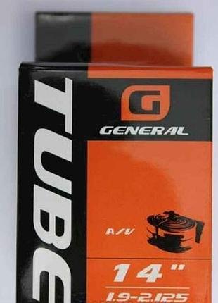 Камера для велосипеда d-14х1,75/2,125 30%тм general