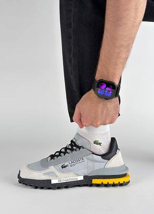 Lacoste elite active pale grey black 4