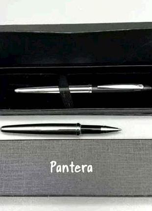 Ручка подарочная 090 pantera черносеребро тм sunopt