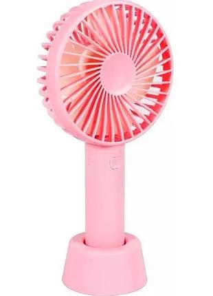 Портативный вентилятор aero fan розовый