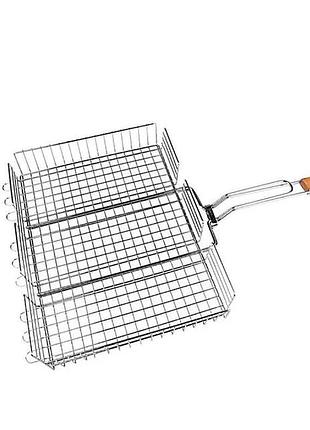 Универсальная решетка-гриль bbq benson bn- 905 для барбекю 43х32