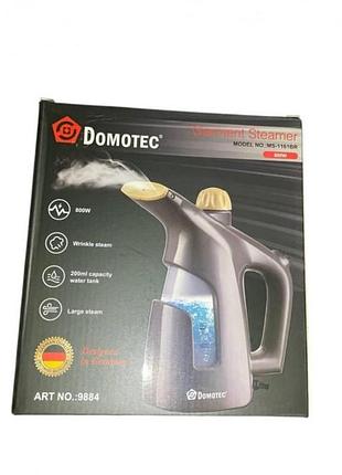 Відпарювач ручний портативний для одягу 800w domotec ms 1161br