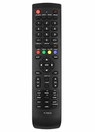 Пульт для tv универсальный кнопочный для телевизора черный y-72c3