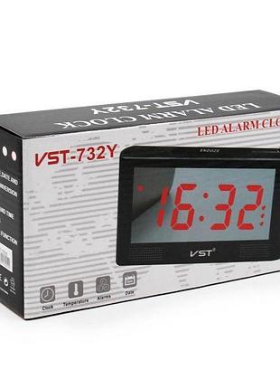 Настольные часы vst 732-y зеленые 5