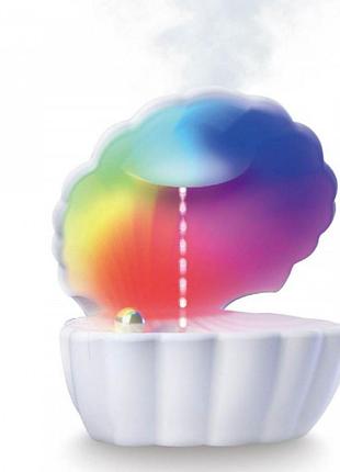 Увлажнитель воздуха с подсветкой ракушка с жемчужиной perl light