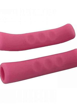 Силиконовые накладки на тормозные ручки кол. pink тм kelb.bike