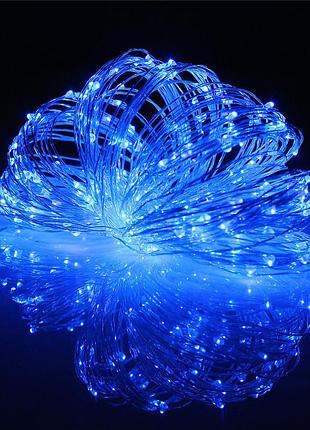 Гирлянда роса rd-9026 100 led 10 м синяя