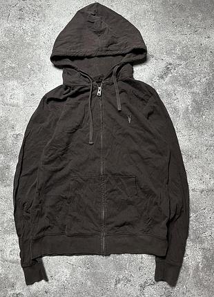Базове легке зіп худі allsaints