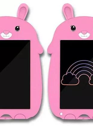 Планшет lcd для рисования детский 9' зверушки розовый