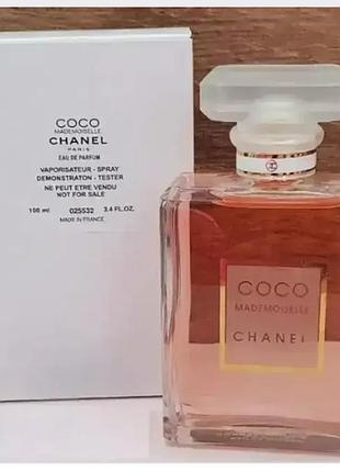 Тестер парфюмированная вода женская  coco mademoiselle(коко мадмуазэль) 100 мл
