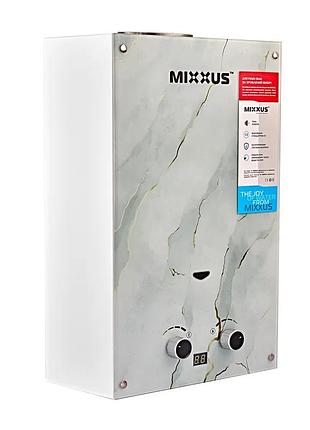Газовая колонка mixxus gwh-0510 basic glass дымоходная 10 л/мин (панель из стекла с рисунком) (wh0026)