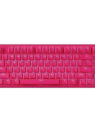 Игровая магнитная клавиатура mchose jet 75 he / 8000hz / rgb / 84 keys / rapid trigger / kailh magnetic god switch / pink