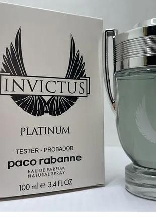 Тестер мужской парфюмированной воды paco rabanne invictus 100 мл