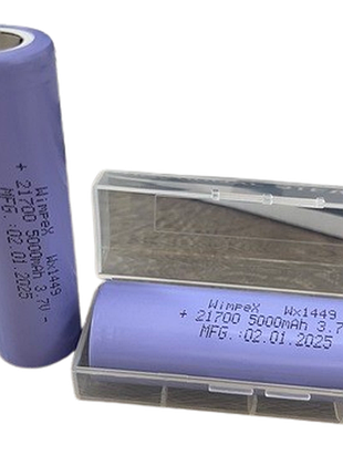 Акумулятор li-ion 21700 5000mah без захисту (wx 1449)