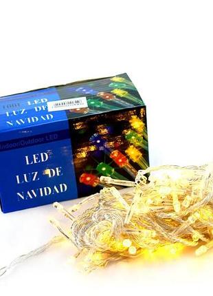 Гірлянда xmas led 300 ww-2 прозорий провід