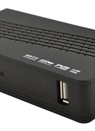 Цифровой эфирный dvb-т2 ресивер u2c тюнер для теле-программ в fullhd качестве youtube, megogo,wi-fi