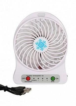 Мини-вентилятор portable fan mini белый
