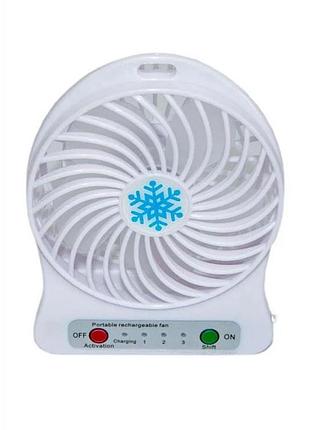Мини-вентилятор portable fan mini белый 2