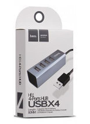 Usb hub hoco hb1 line machine usb to 4 usb tarnish