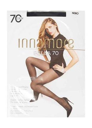 Колготки 70den чорний/nero жіночі поліамідні класичні bella р.2 тм innamore