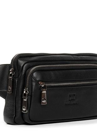 Podium сумка чоловіча на пояс шкіра bretton 408-9 black