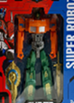 Фигурка супергероя-трансформера 2-в-1 super robozt 2