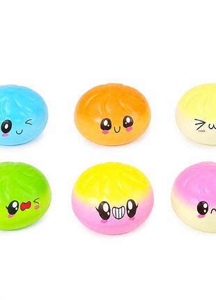 Игрушка большой сквиш пельмень (9 см - без упаковки ) антистресс dumpling игрушка сюрприз, 1 шт для детей (l_15916)