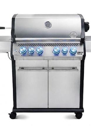 Газовый гриль senator pro-42 led с системой bbq block fire grilli 701477 код: 013763